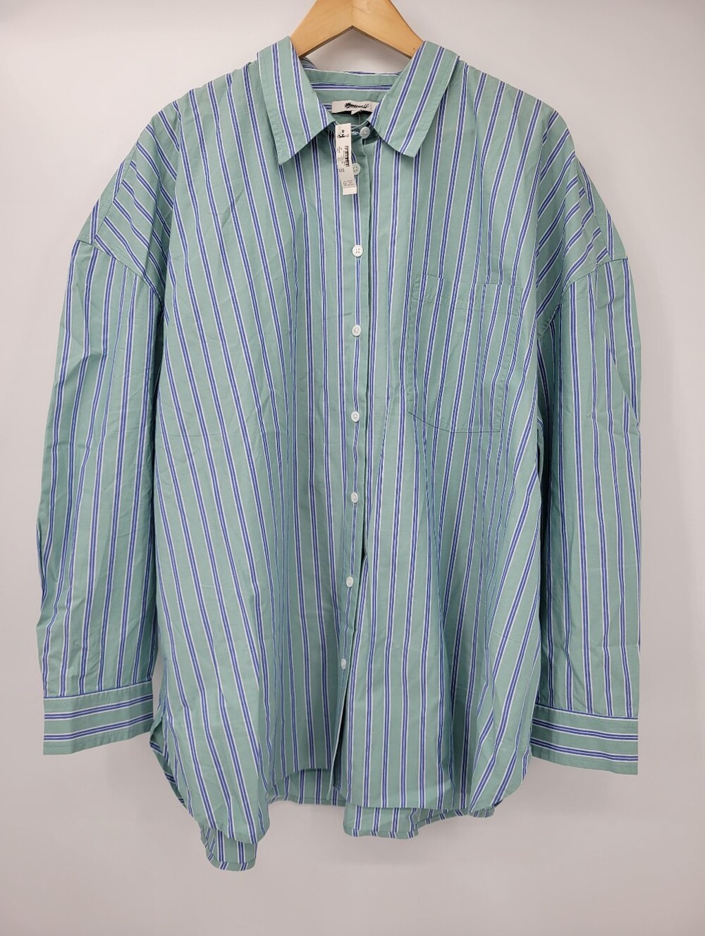 Madewell The Easy Shirt in Poplin NY392 NEW! Size 3X - Picture 4 of 8